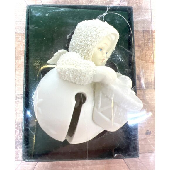 Snowbabies Bisque Ornament Drummer Boy Figurine In Original Box - Picture 3 of 7